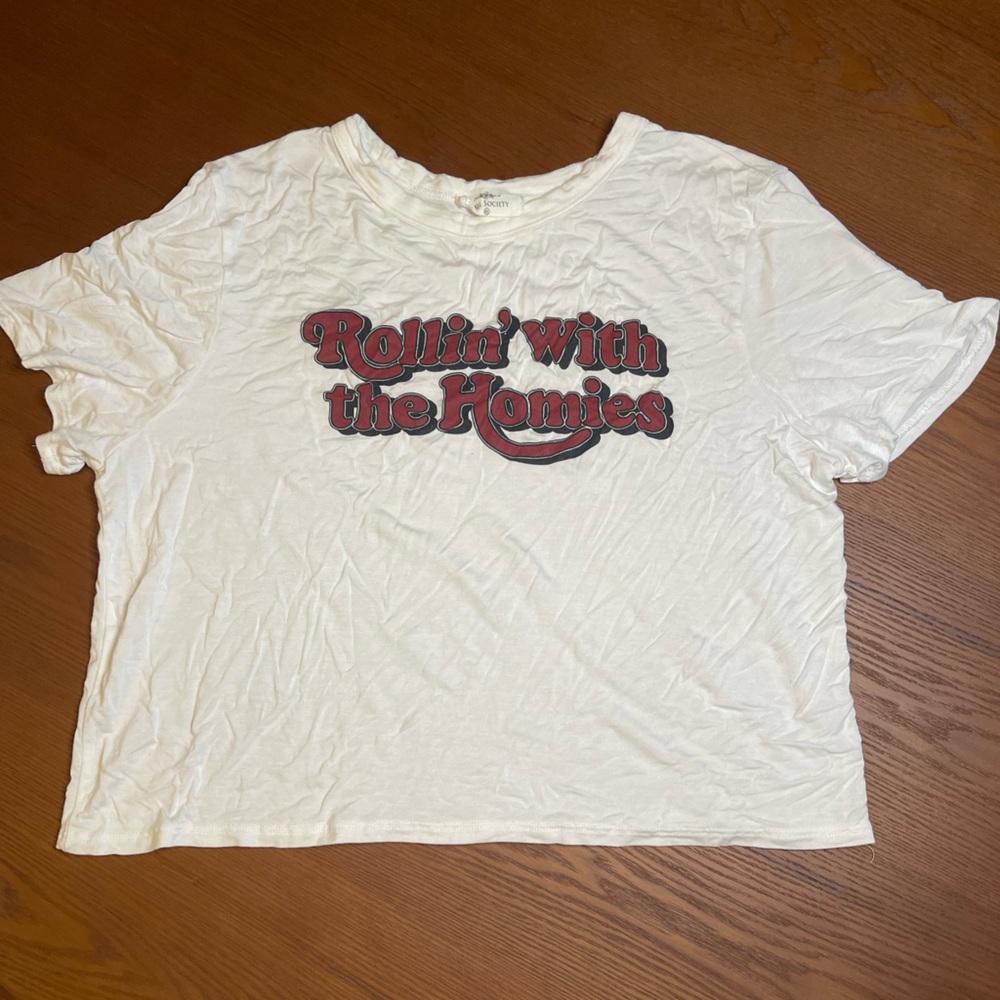 Graphic t-shirt.